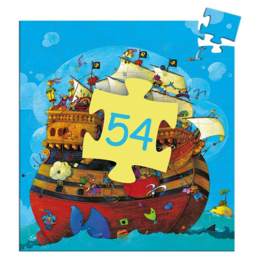 Puzzle Silhouette - LA barca di BARBAROSSA - 54 pezzi