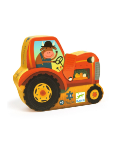 Puzzle Silhouette - Il Trattore - 16 pezzi