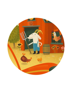 Puzzle Silhouette - Il Trattore - 16 pezzi 2