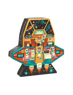 Puzzle Silhouette - STAZIONE SPAZIALE - 54 pezzi