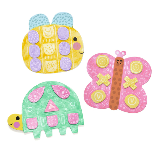 KIT DI PITTURA CREATIVA - PICCOLE FORME - COLORIAMO CON LE DITA