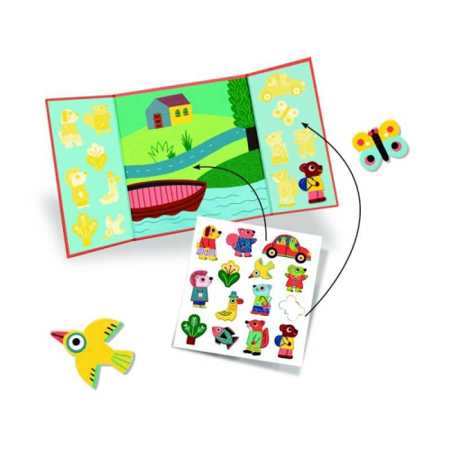 Adesivi Riposizionabili +18 mesi - GLI ANIMALI