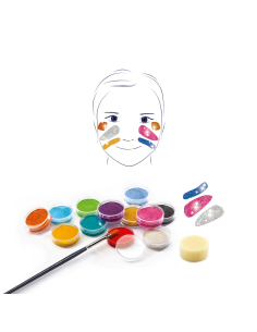Colori face painting per bambini - Metallic 2