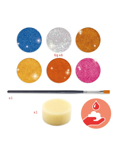 Colori face painting per bambini - Metallic 2