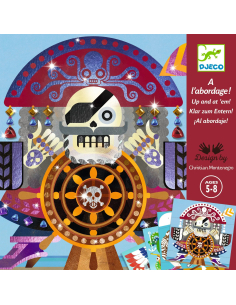 Gioco creativo con foglio metallico e pietre - Pirati