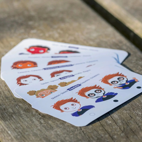 Face painting Bio kit 6 colori - Horror