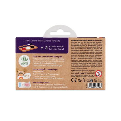 Face painting Bio kit 3 colori - Ragno e Diavoletto