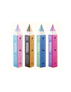 Matite Bio Slim set 4 colori - VERDE - BLU - GIALLO - ROSSO 2