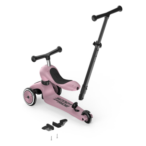 Monopattino Push and Go trasformabile 2 in 1 Highwaykick 1 - Wildberry