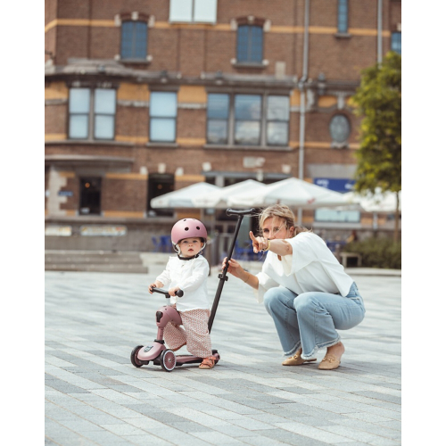 Monopattino Push and Go trasformabile 2 in 1 Highwaykick 1 - Wildberry