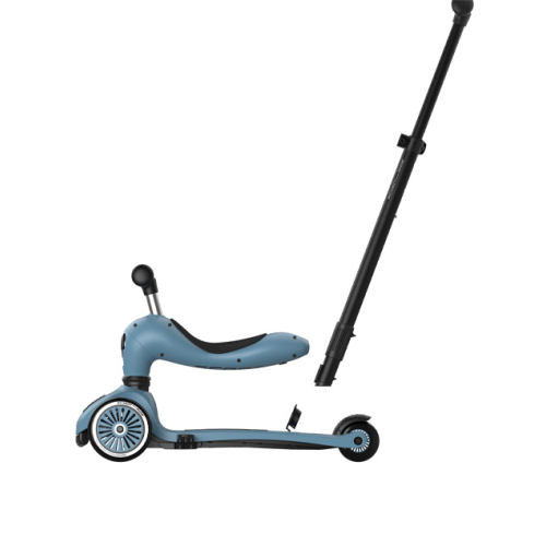 Monopattino Push and Go trasformabile 2 in 1 Highwaykick 1 - Steel