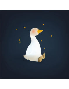 Lampada da notte cigno – luce portatile e ricaricabile per bambini
