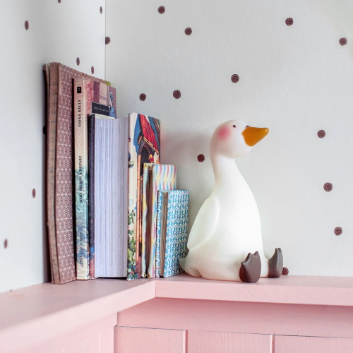 Lampada da notte cigno – luce portatile e ricaricabile per bambini