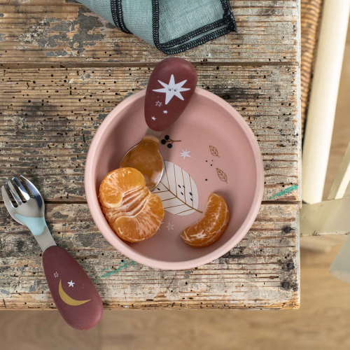 Set posate in silicone e acciaio inox - Après la pluie Set posate in silicone e acciaio inox - Après la pluie