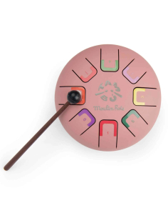 Tambù - Tamburo piccolo con linguette in metallo - rosa 2