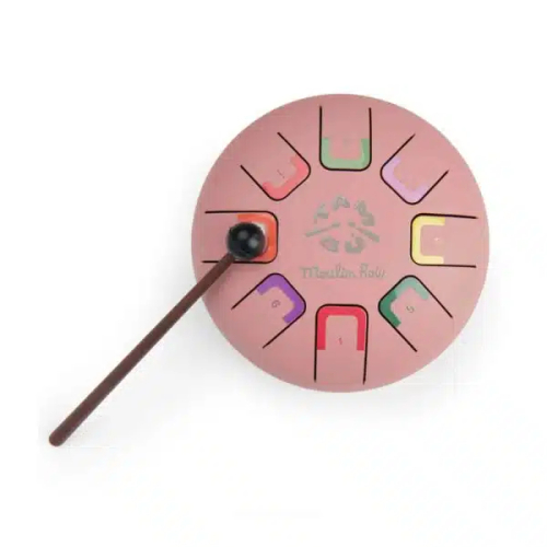 Tambù - Tamburo piccolo con linguette in metallo - rosa Tambù - Tamburo piccolo con linguette in metallo - rosa