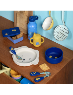 Set posate in silicone e acciaio inox - Puce e Pilou 2