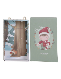 Bambola Elfo Jim 35 CM - salopette verde 2