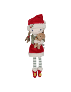 Bambola Elfo Rosa 35 CM - Gonnellina rossa