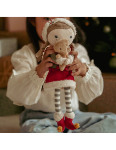 Bambola Elfo Rosa 35 CM - Gonnellina rossa 2