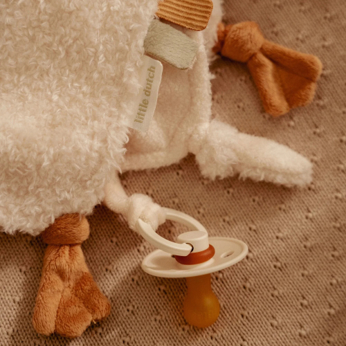 Dou dou bianco con oca neonato, copertina morbida e rassicurante per l