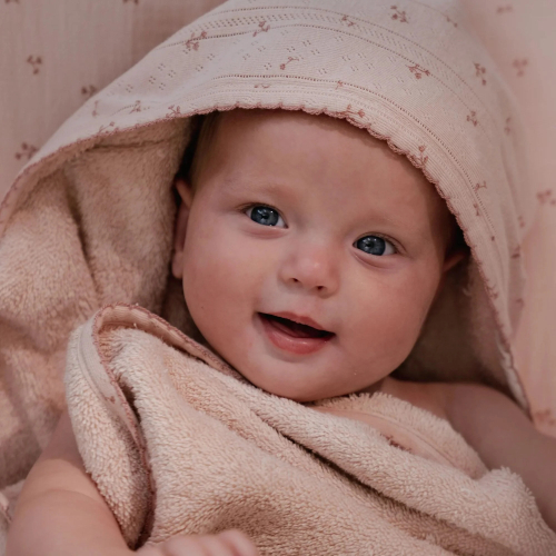 Asciugamano accappatoio con cappuccio - Pure Pink