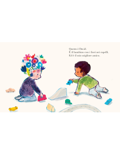 Il bambino con i fiori nei capelli 2