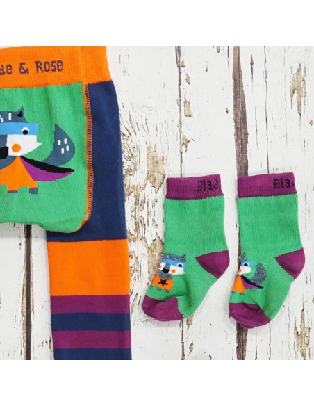 Calzini Fluffy Super Racoon