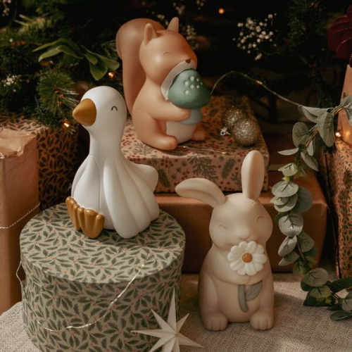 Luce notturna coniglietto bambini, luce soffusa con spegnimento automa