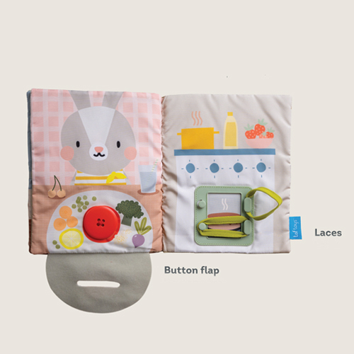 Busy book 18 mesi, libro interattivo con 12 attività educative