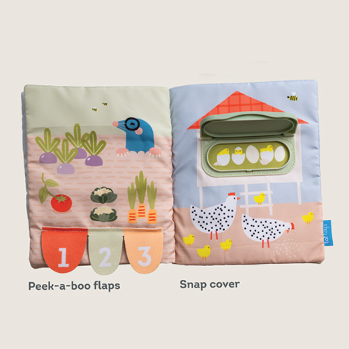 Busy book 18 mesi, libro interattivo con 12 attività educative