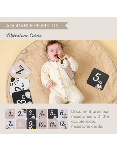 Kit sensoriale bianco e nero neonato, set con 10 giochi per sviluppo p 2