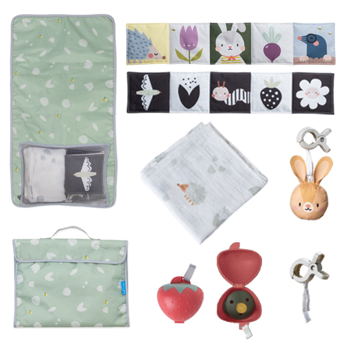 Kit passeggino neonato per esterno, set completo per uscite organizzat