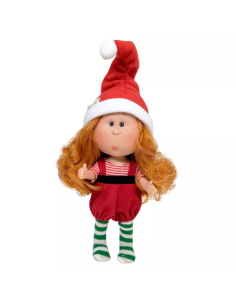 Bambola in vinile LITTLE MIA XMAS - Bimba con capelli rossi Lunghi