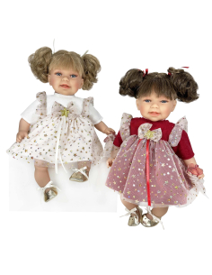 BAMBOLA Susi con vestito elegante stelline glitter 2