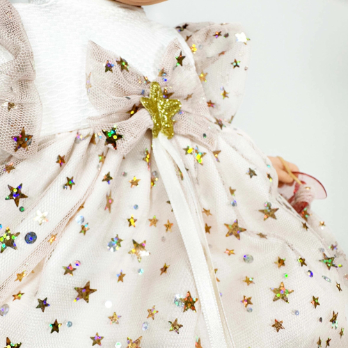 BAMBOLA Susi con vestito elegante stelline glitter
