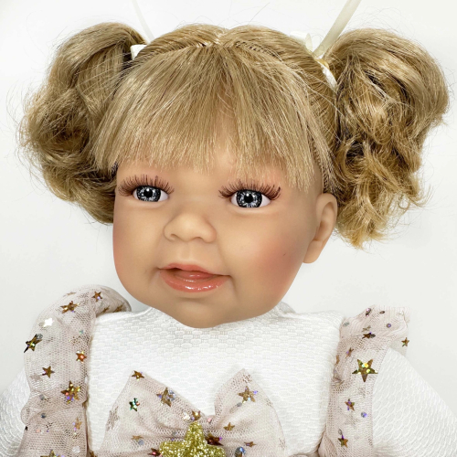 BAMBOLA Susi con vestito elegante stelline glitter