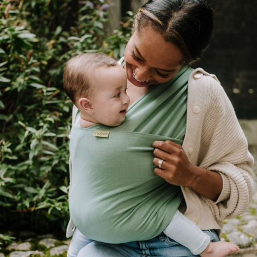 Fascia elastica portabebè Boba - Sage Green