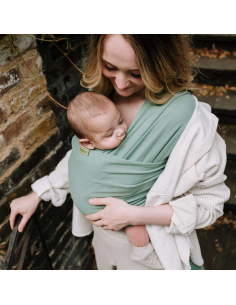 Fascia elastica portabebè Boba - Sage Green 2