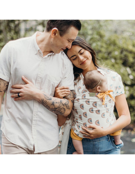 Fascia elastica portabebè Boba bamboo Rainbows Fascia elastica portabebè Boba bamboo Rainbows