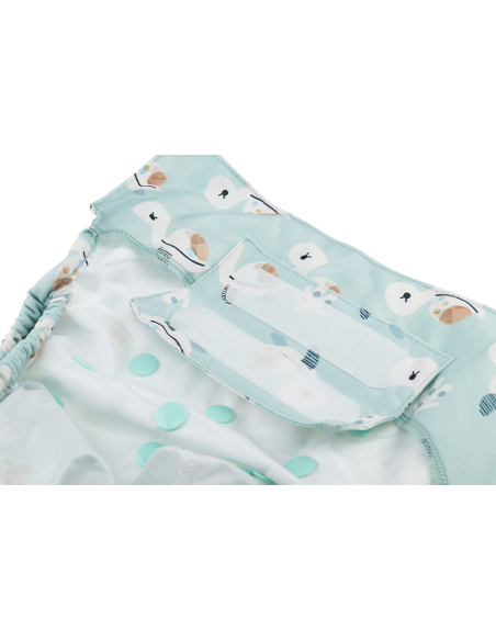 Pannolino lavabile 2in1 ECO shell - Cozy Elephant (Bottoncini)