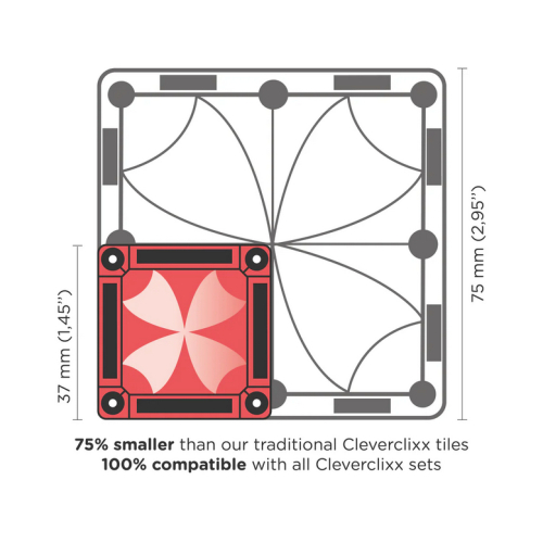 Mini tessere magnetiche set 28 pezzi - intense