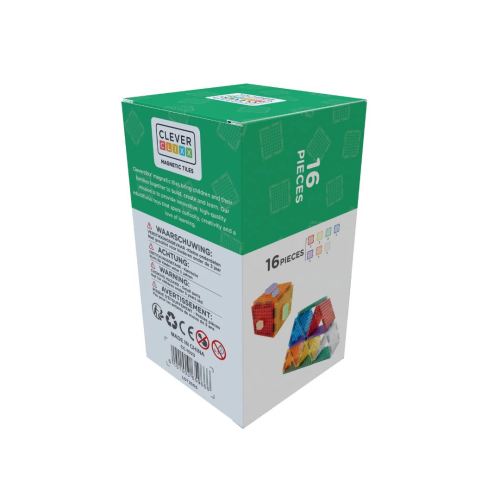 Set Brick Tiles tessere magnetiche - Intense - 16 pezzi