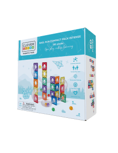 Pista per biglie magnetica Ball Run - Intense - 60 pezzi