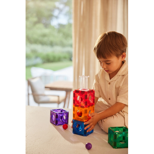 Pista per biglie magnetica Ball Run - Intense - 60 pezzi