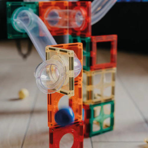 Pista per biglie magnetica Ball Run - Intense - 60 pezzi