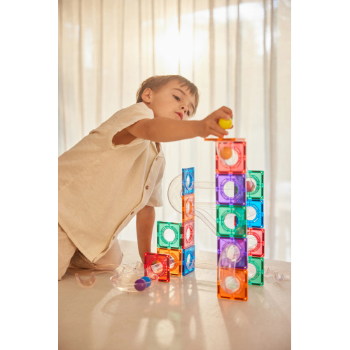 Pista per biglie magnetica Ball Run - Intense - 60 pezzi