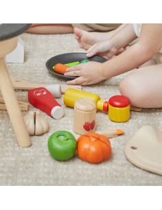 Set di Bottiglie in Legno per Cibo e Bibite 2