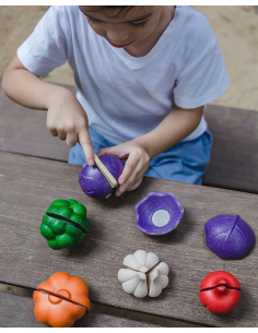 Set di 5 Verdure in Legno 2