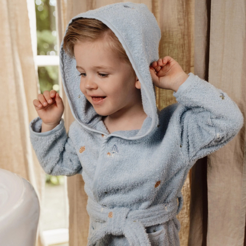 Accappatorio ricamato - 98-104 cm - Forest Friends